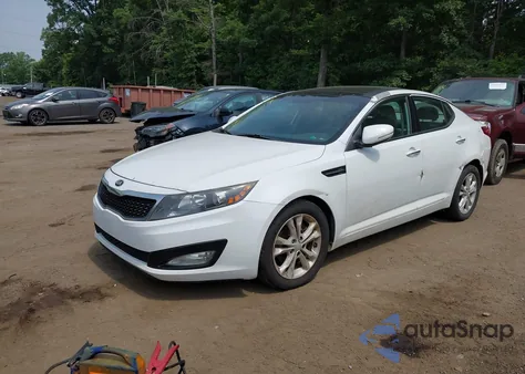 2013 Kia Optima Ex из США, поврежденный, VIN 5XXGN4A75DG109948
